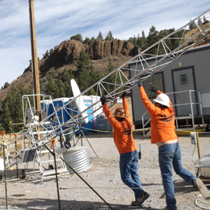 Meteorological Tower Installation
